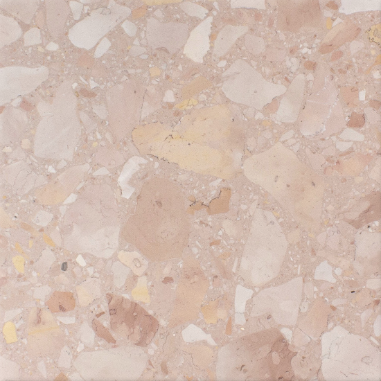 Pink Rose inorganic terrazzo