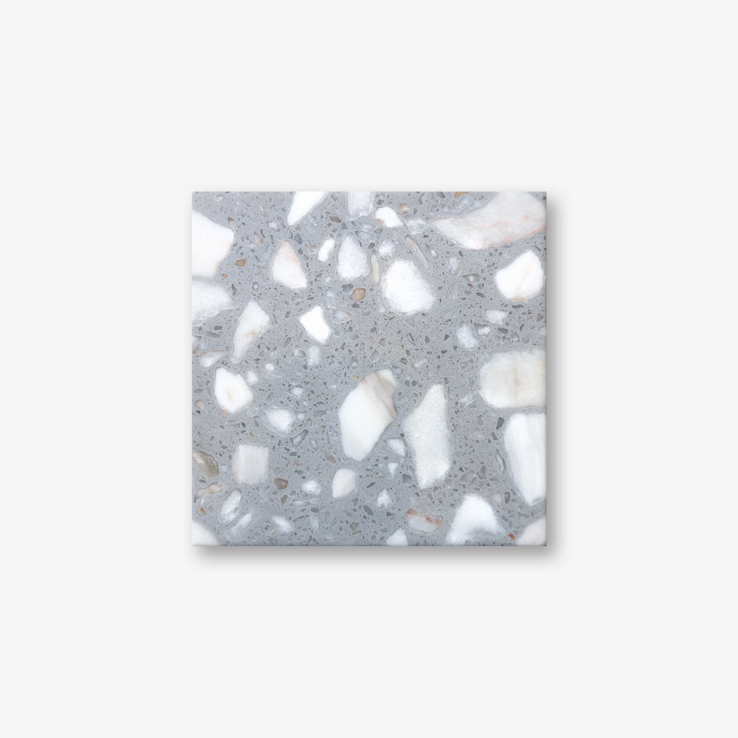 Grey inorganic terrazzo