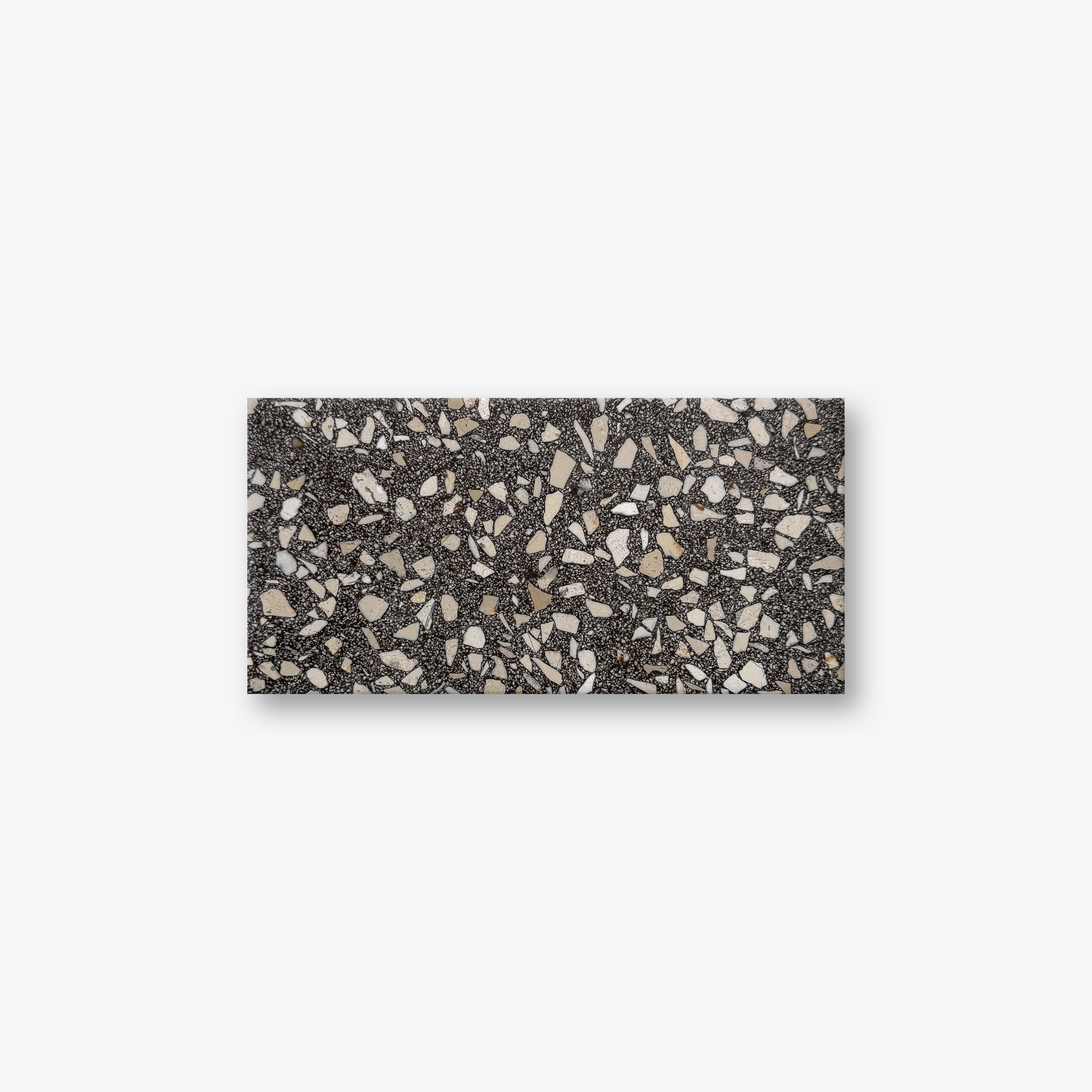 Brown inorganic terrazzo