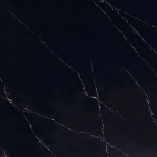 Luxury GEMINI BLACK Quartz | Chinese Manufacturing Excellence | Dramatic Contrast Design