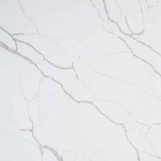 Laza Nouvo Quartz Slab | Calacatta-Inspired Luxury Surface | Premium Chinese Quartz from Macheng | Export Quality with Competitive Pricing
