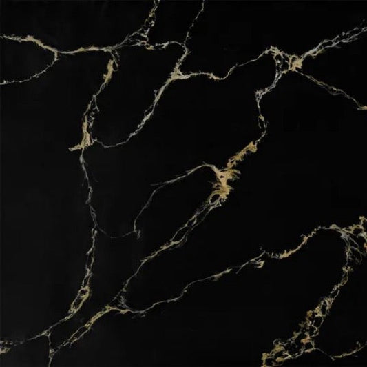 Vanilla Noir Quartz Slab | Premium Contrast Surface | Made in Macheng, China | EXW $60, FOB $100, CIF $130-150