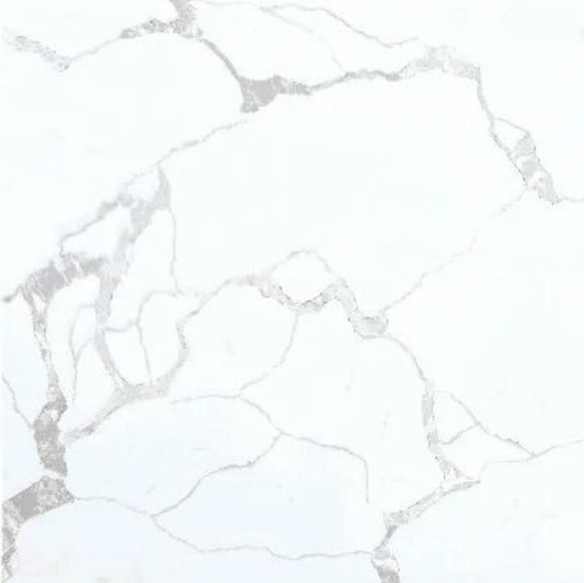 WHITE MOGAO Quartz Slab | Premium Pure White Quartz Surface | Made in Macheng, China | Export Quality with Competitive Pricing